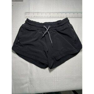 Athleta Girl‎ Youth Shorts  Size 7 Small Black Athletic Running